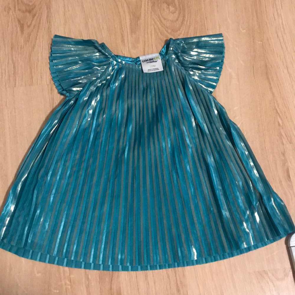 12 month teal dress
